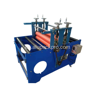 Máquina laminadora de película protectora de láminas de aluminio